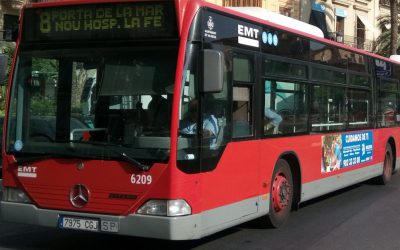 Met de bus in Valencia